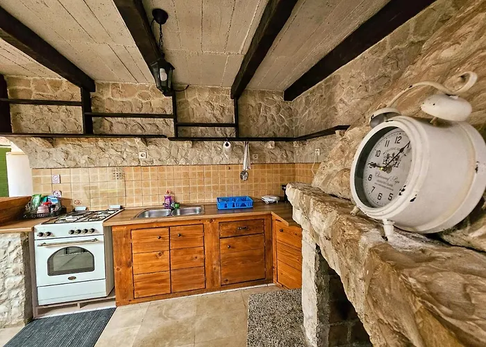 Dalmatia Rustica Comfortable One Bedroom+fireplace Apartamento *